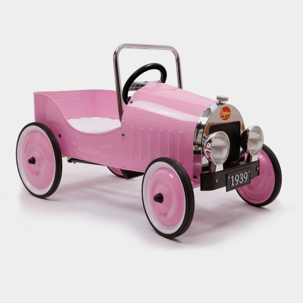 gearbox champion pink pedal car