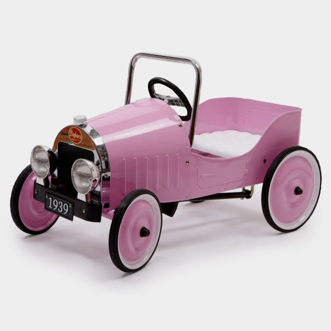 Classic Pink Pedal Car - Baghera - Classic Pedal Car Co