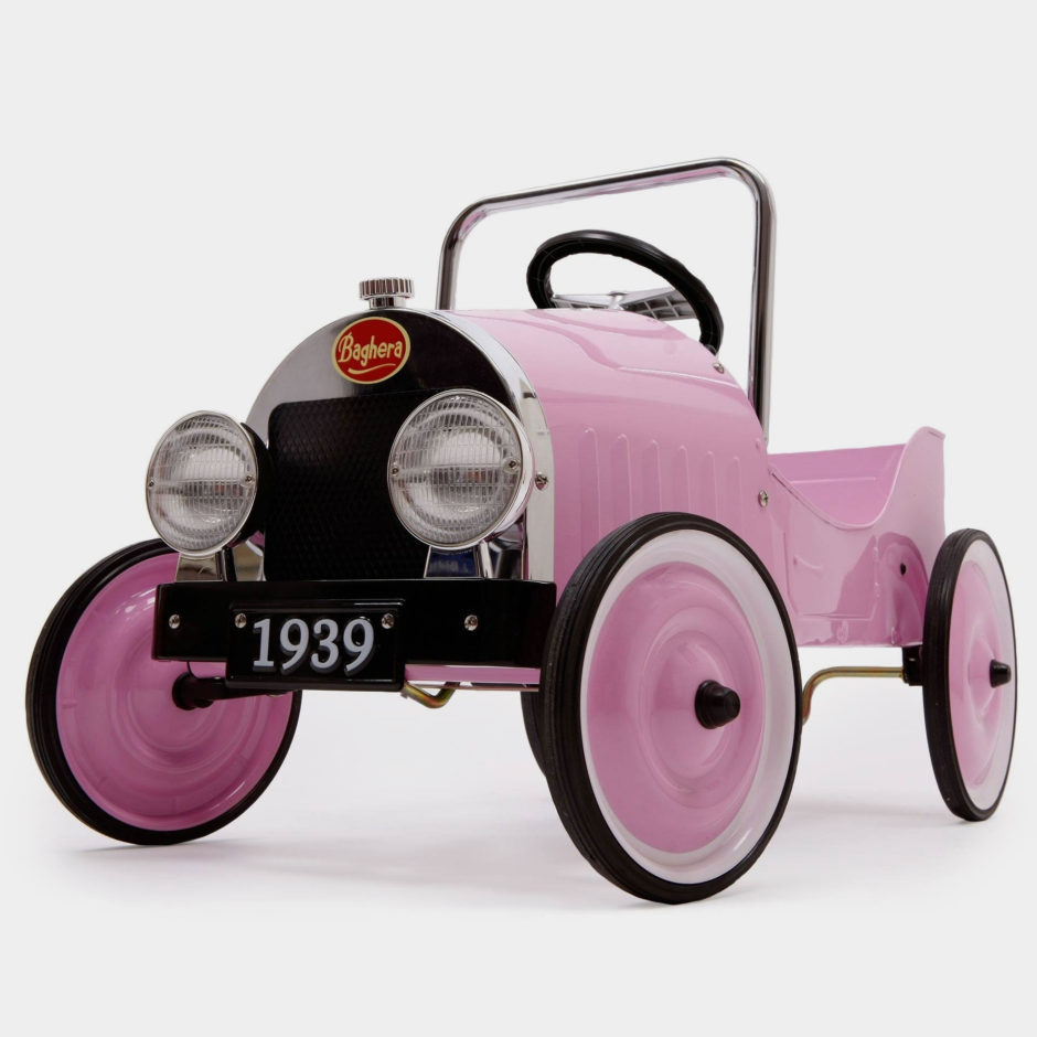 gearbox champion pink pedal car